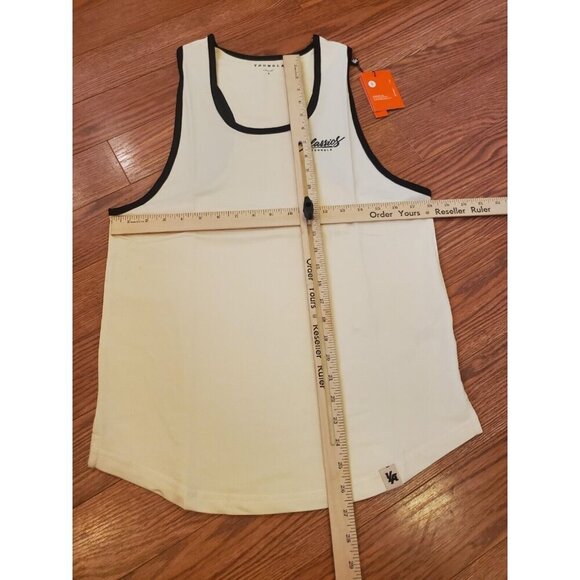 Youngla Classics Tank Mens Size Small Off‎ White Black Trim #324 NWT - Picture 5 of 8